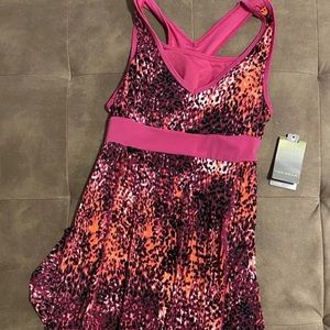 Tek Gear Multicolored Long Dress Size XSmall Women Sleeveless Dry Tek Racer Back